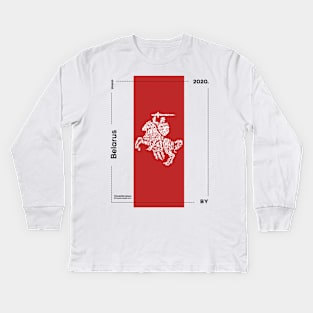 Freedom Belarus Kids Long Sleeve T-Shirt